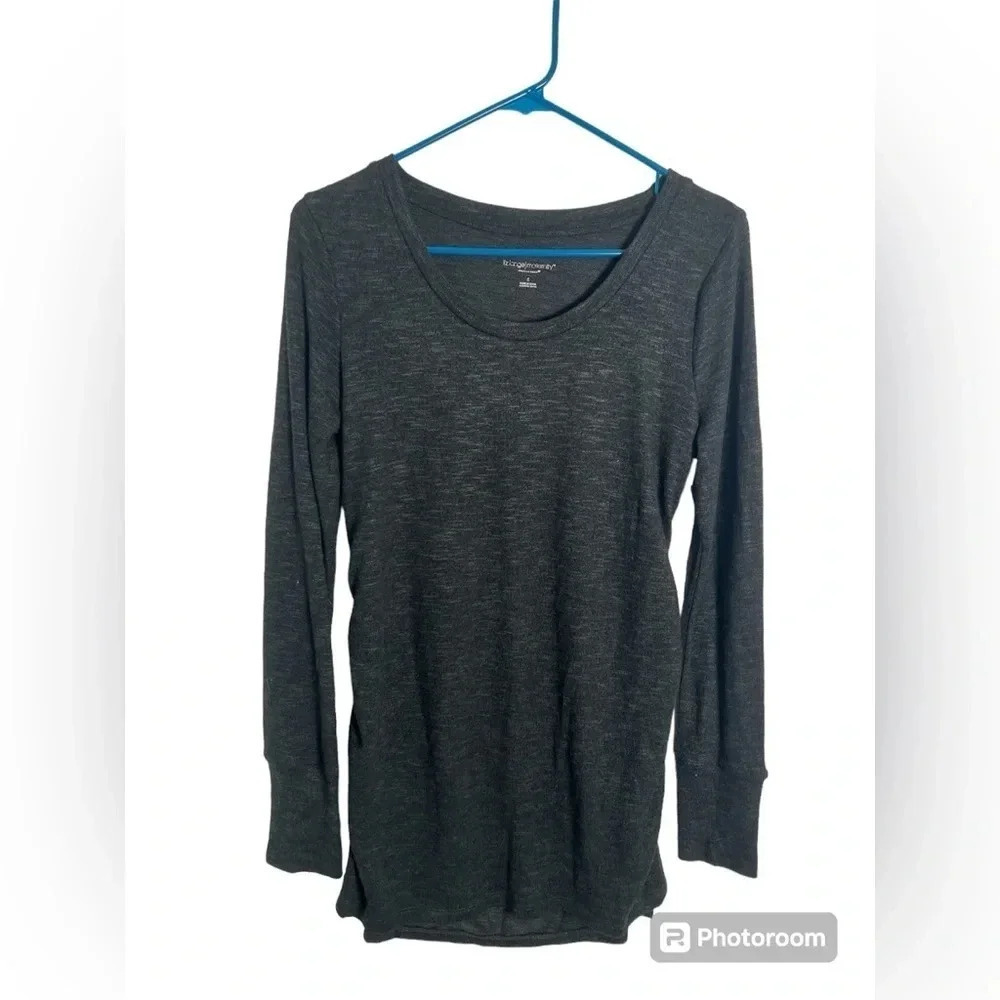 Liz Lange Maternity for Target Long Sleeve Green Top